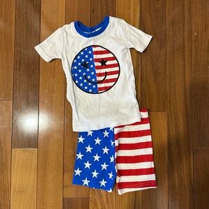Toddler girl short sleeve pajama set size 3T